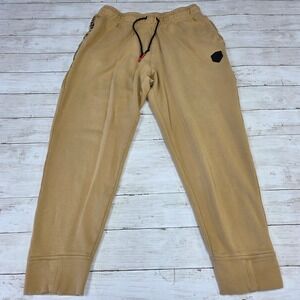 Nike Sweatpants Men Large Tan LeBron James Strive For Greatness Fleece Joggers